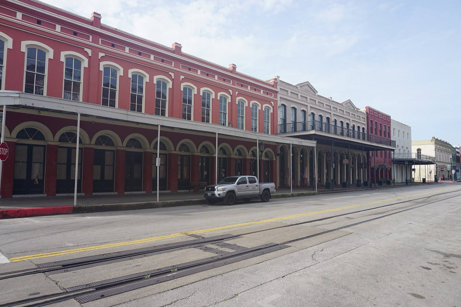 Brick and iron-front buildings along the Strand